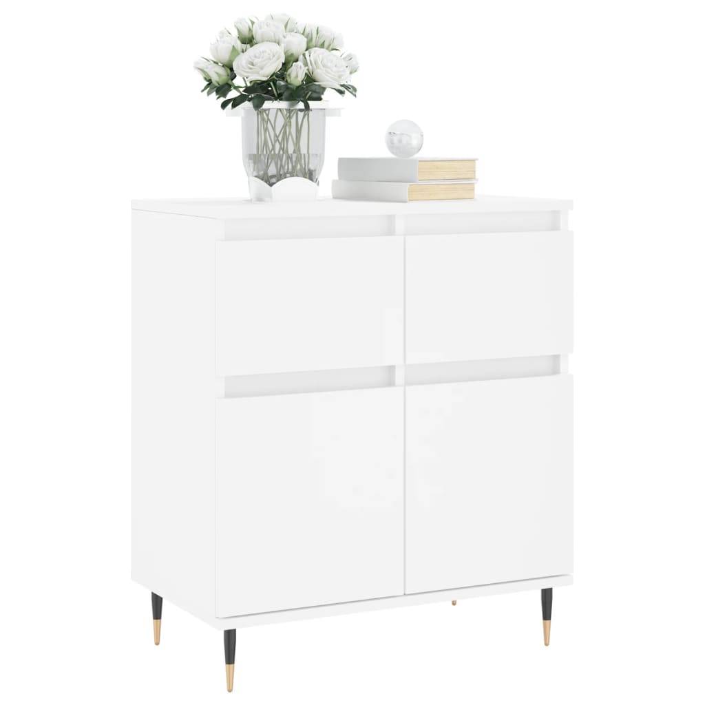 vidaXL Sideboard Weiß 60x35x70 cm Holzwerkstoff