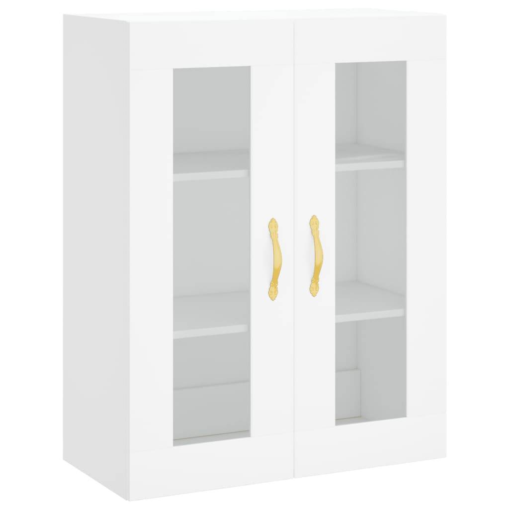 vidaXL Wandschrank Weiß 69,5x34x90 cm