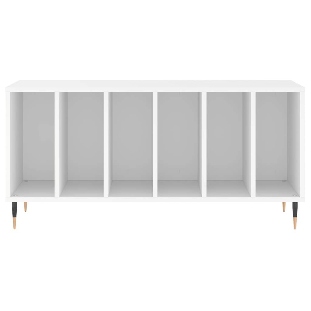 vidaXL Plattenschrank Weiß 100x38x48 cm Holzwerkstoff