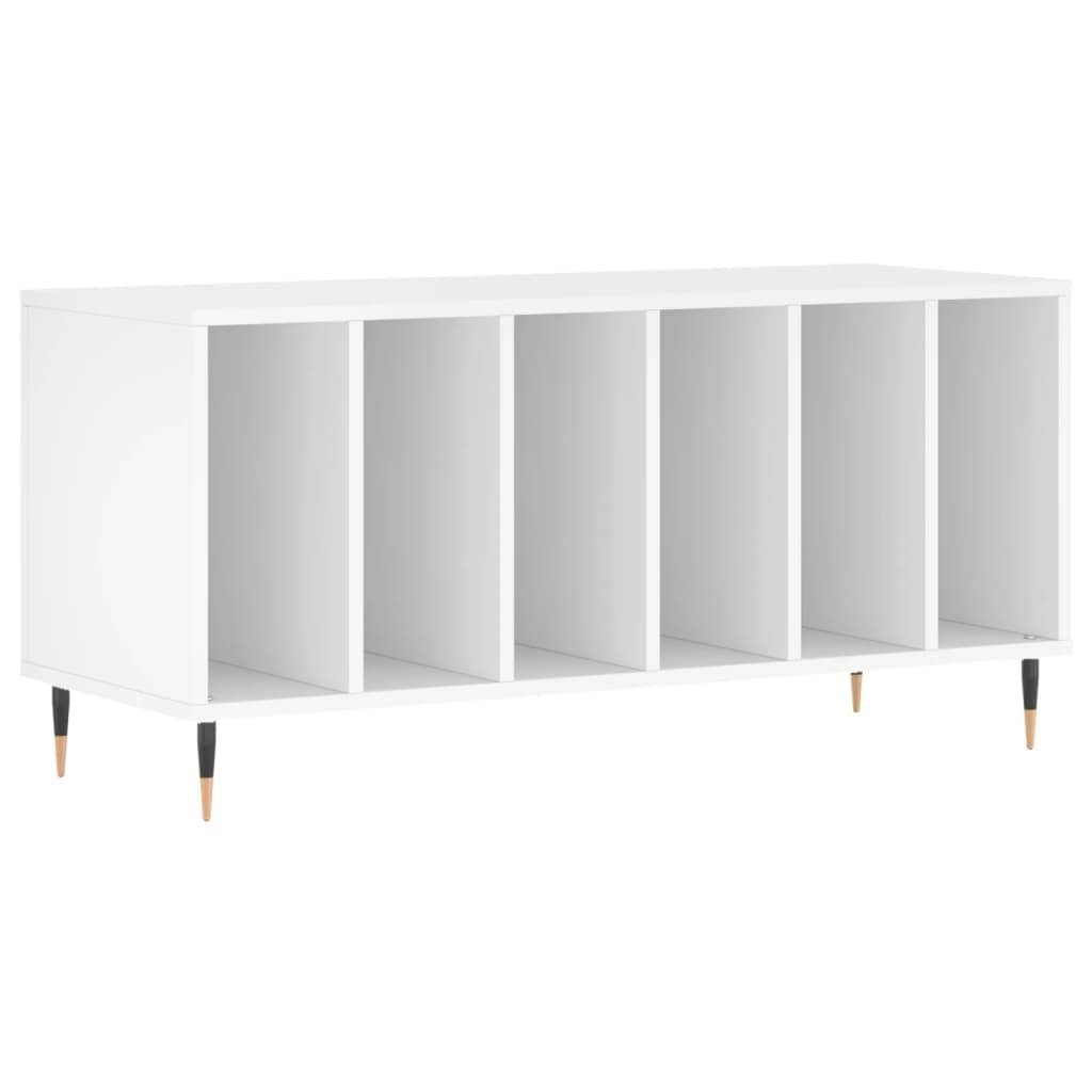 vidaXL Plattenschrank Weiß 100x38x48 cm Holzwerkstoff