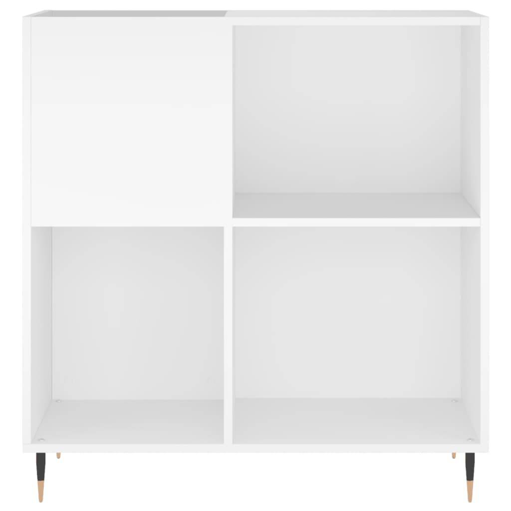 vidaXL Plattenschrank Weiß 84,5x38x89 cm Holzwerkstoff