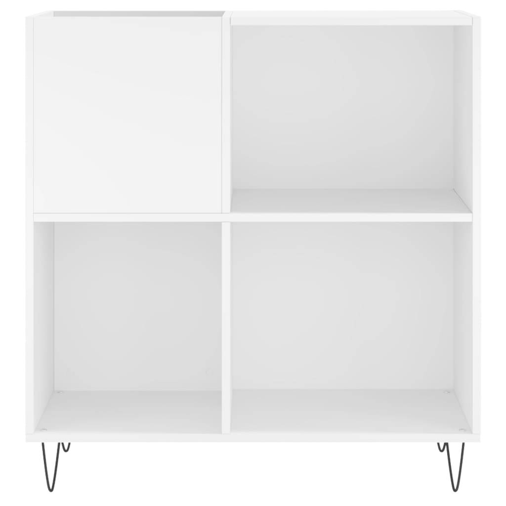 vidaXL Plattenschrank Weiß 84,5x38x89 cm Holzwerkstoff