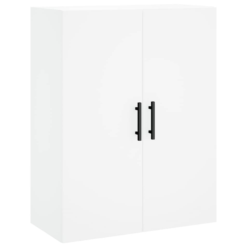vidaXL Wandschrank Weiß 69,5x34x90 cm