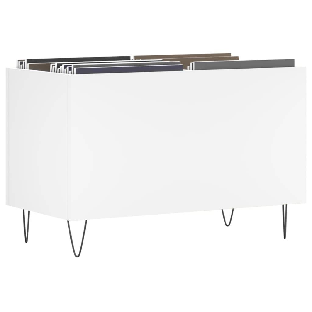 vidaXL Plattenschrank Weiß 74,5x38x48 cm Holzwerkstoff