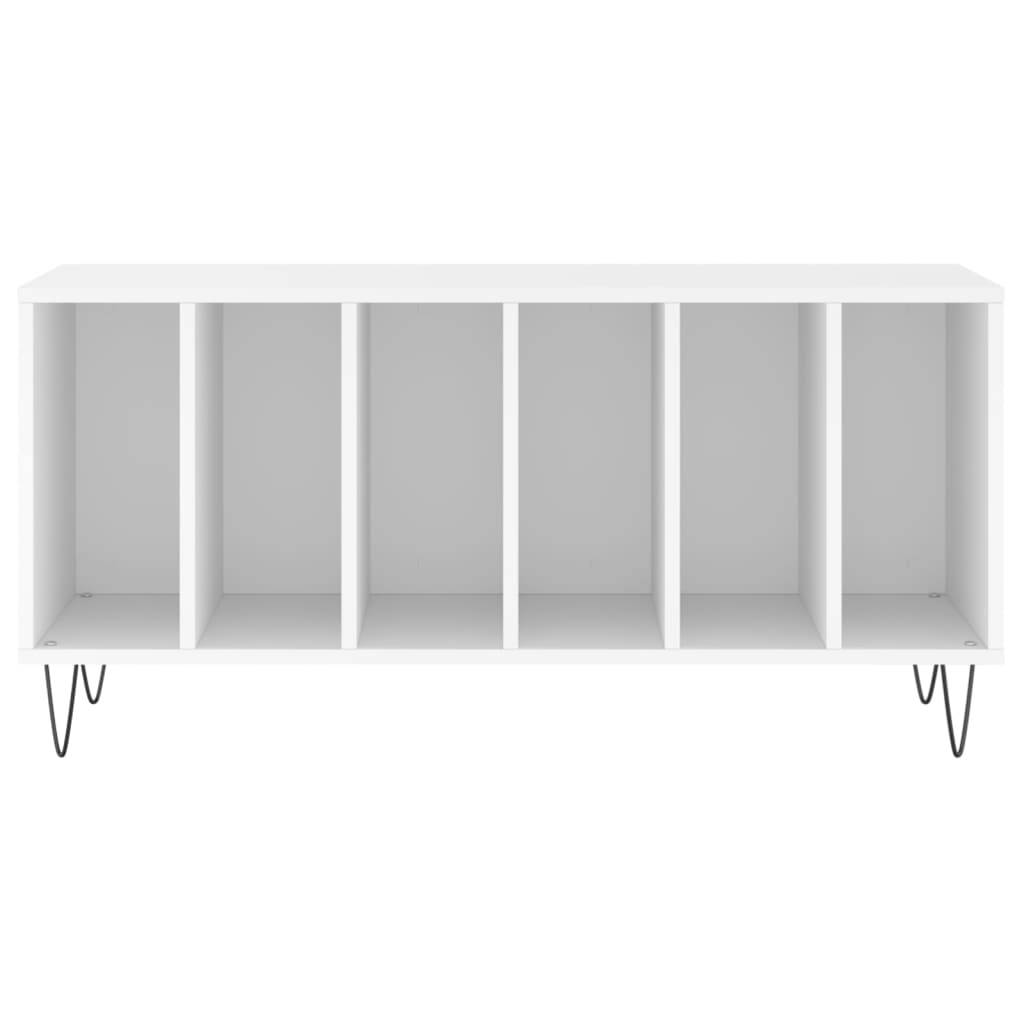 vidaXL Plattenschrank Weiß 100x38x48 cm Holzwerkstoff
