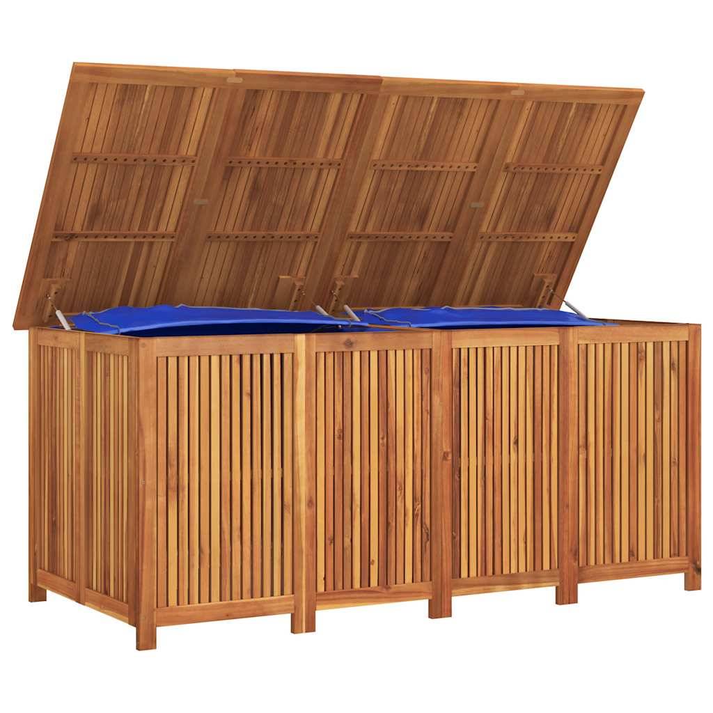 vidaXL Gartenbox 175x80x75 cm Massivholz Akazie
