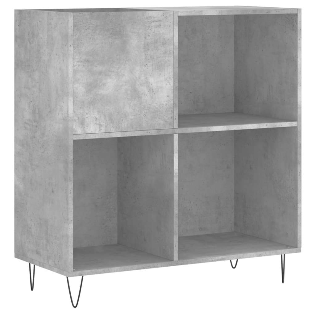 vidaXL Plattenschrank Betongrau 84,5x38x89 cm Holzwerkstoff