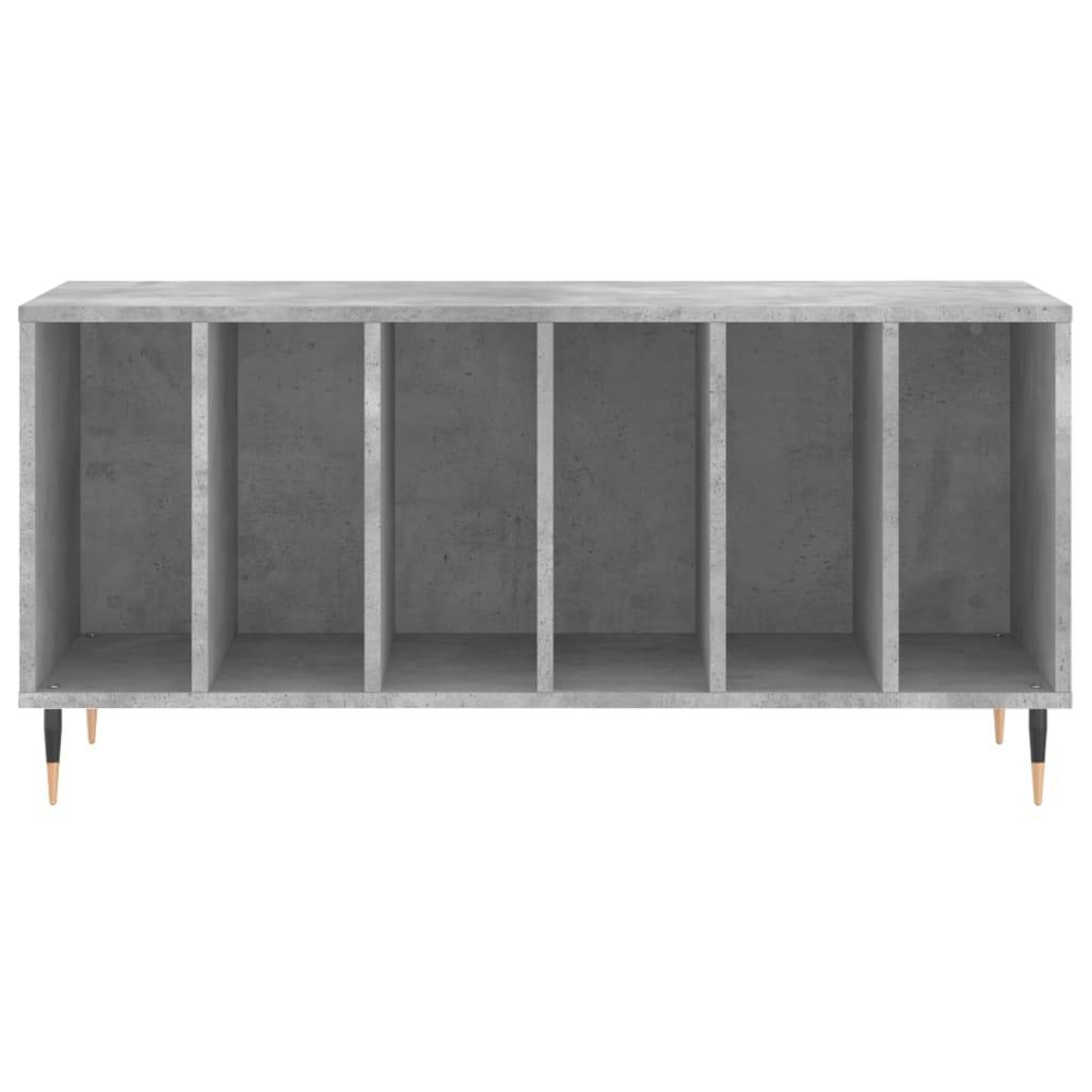vidaXL Plattenschrank Betongrau 100x38x48 cm Holzwerkstoff