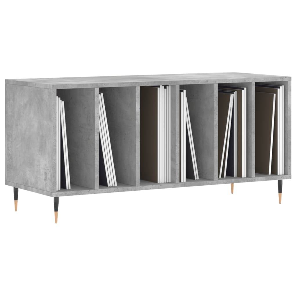 vidaXL Plattenschrank Betongrau 100x38x48 cm Holzwerkstoff