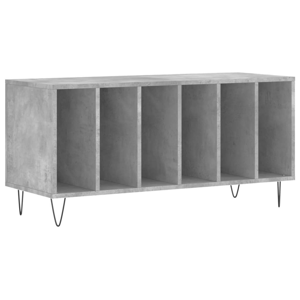 vidaXL Plattenschrank Betongrau 100x38x48 cm Holzwerkstoff