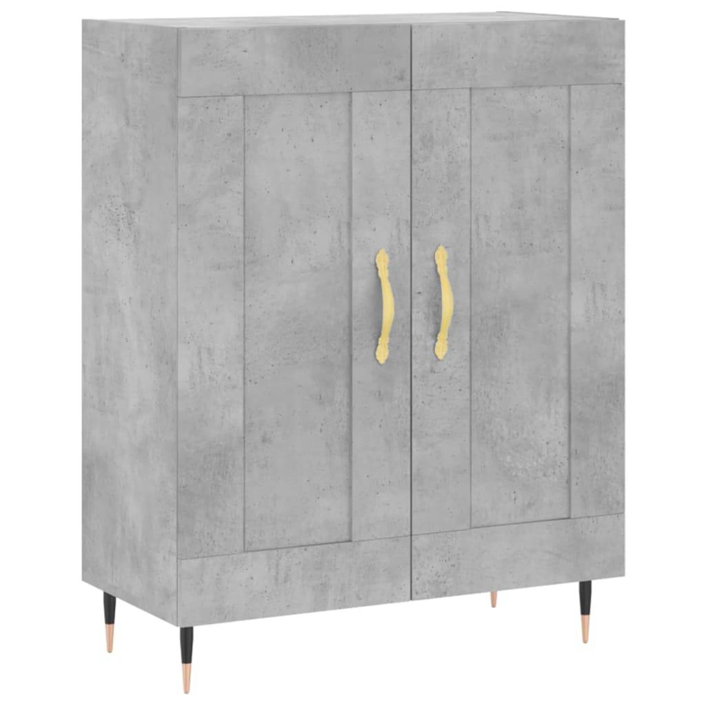 vidaXL Sideboard Betongrau 69,5x34x90 cm Holzwerkstoff