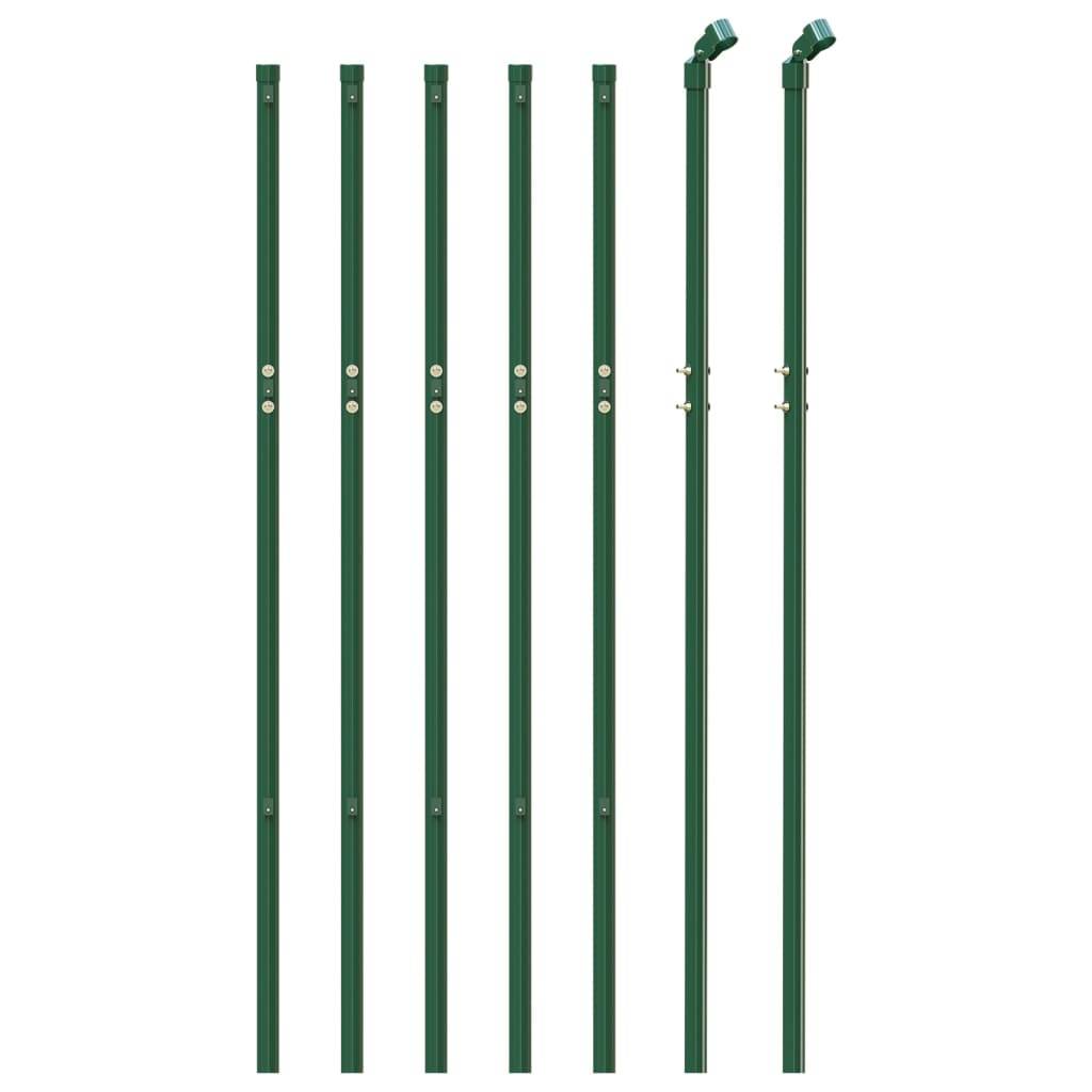 vidaXL Maschendrahtzaun Grün 1x10 m