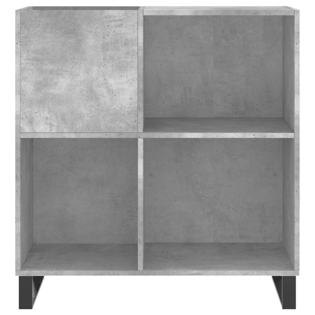vidaXL Plattenschrank Betongrau 84,5x38x89 cm Holzwerkstoff