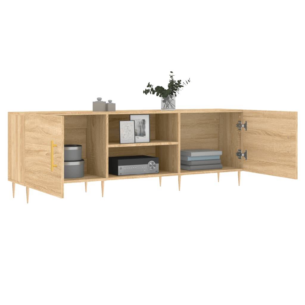 vidaXL TV-Schrank Sonoma-Eiche 150x30x50 cm Holzwerkstoff