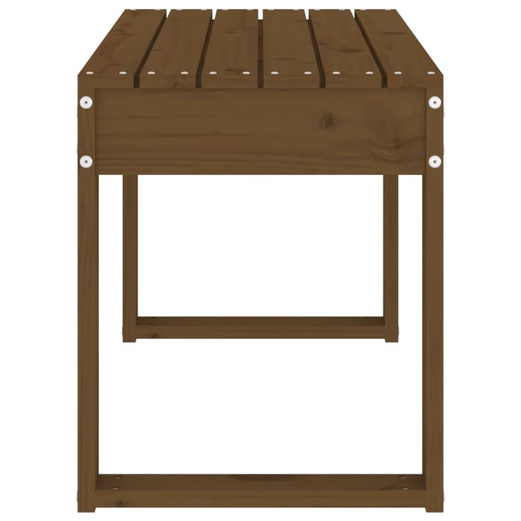 vidaXL Gartenbank Honigbraun 80x38x45 cm Massivholz Kiefer