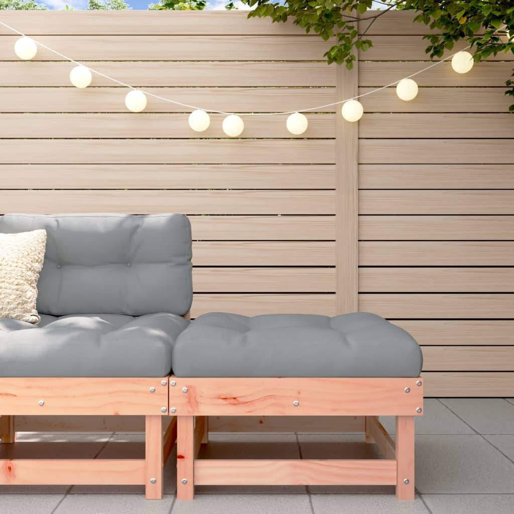 vidaXL Gartenhocker mit Kissen Massivholz Douglasie