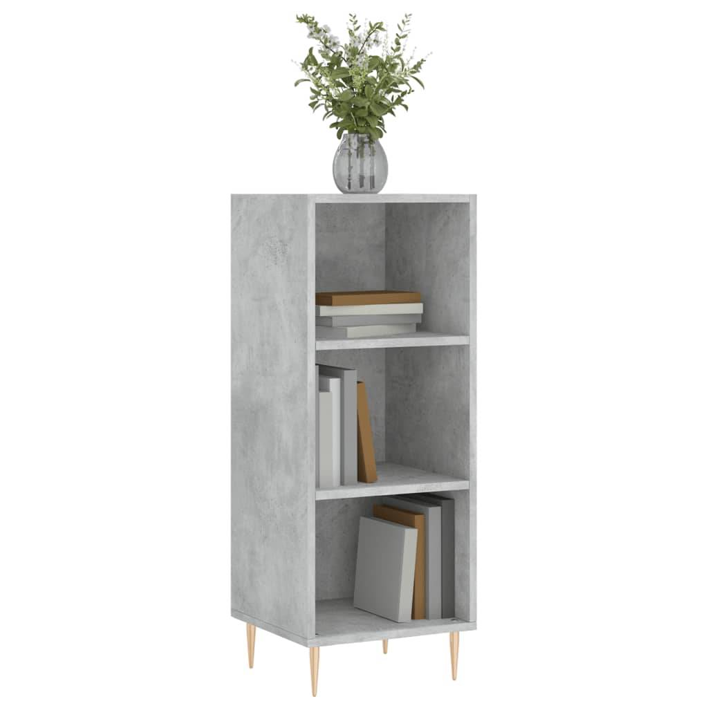vidaXL Sideboard Betongrau 34,5x32,5x90 cm Holzwerkstoff