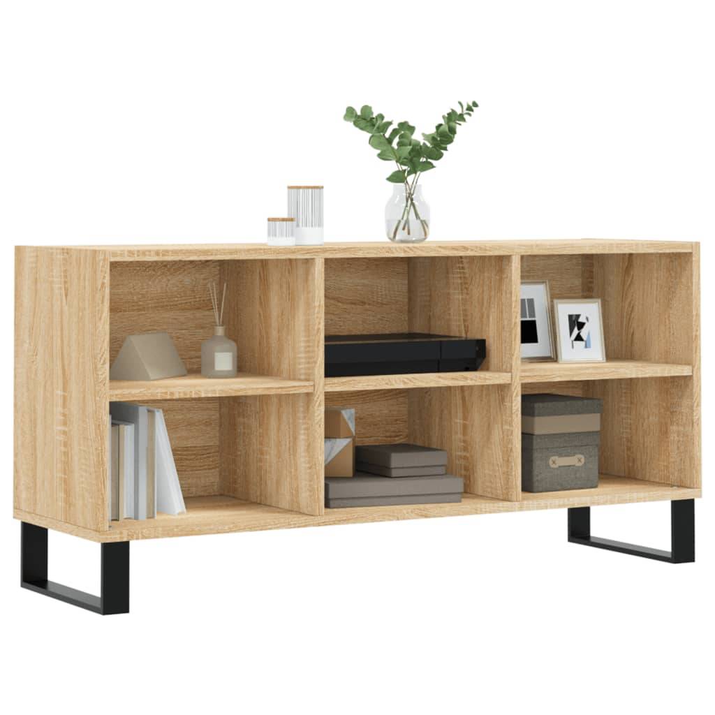 vidaXL TV-Schrank Sonoma-Eiche 103,5x30x50 cm Holzwerkstoff