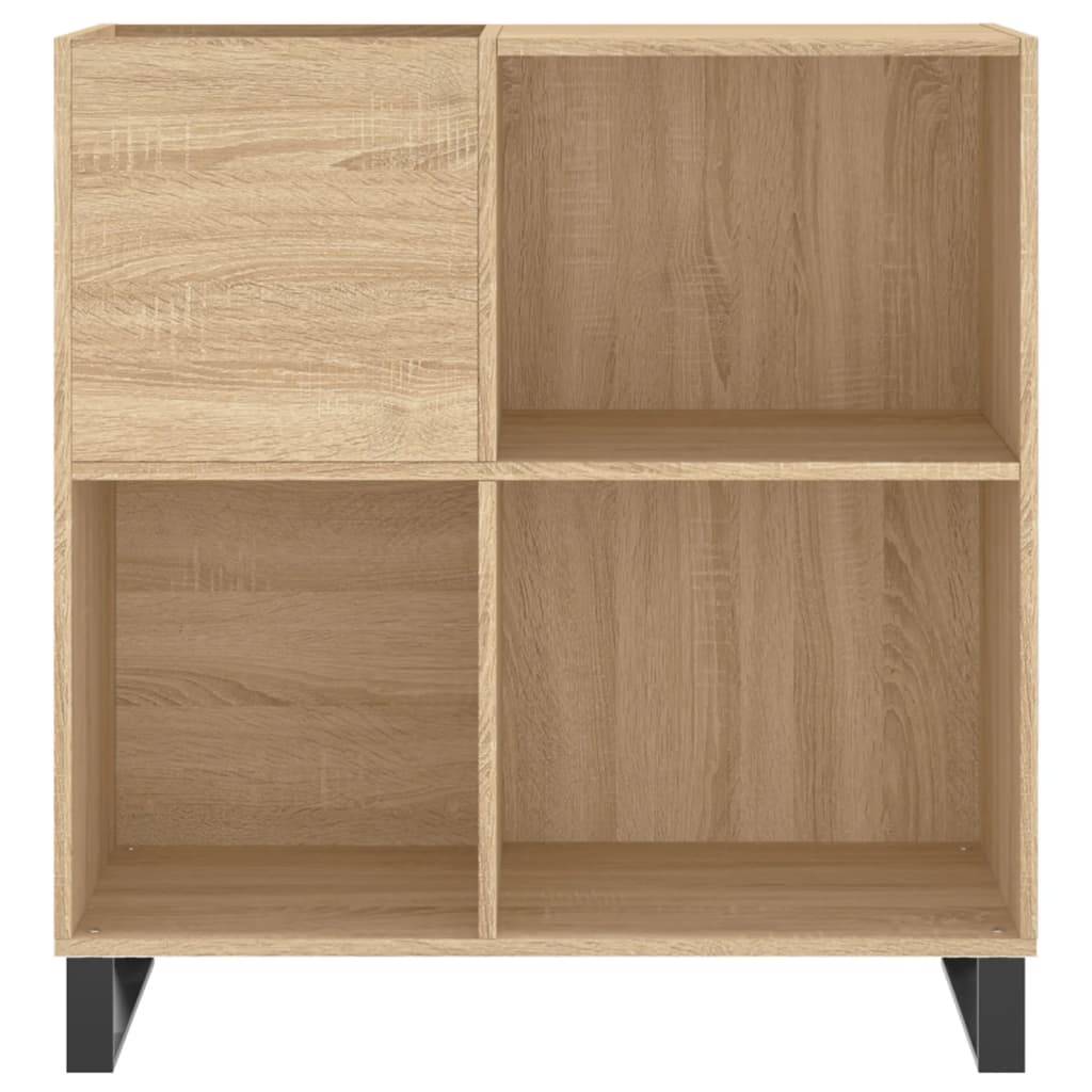 vidaXL Plattenschrank Sonoma-Eiche 84,5x38x89 cm Holzwerkstoff