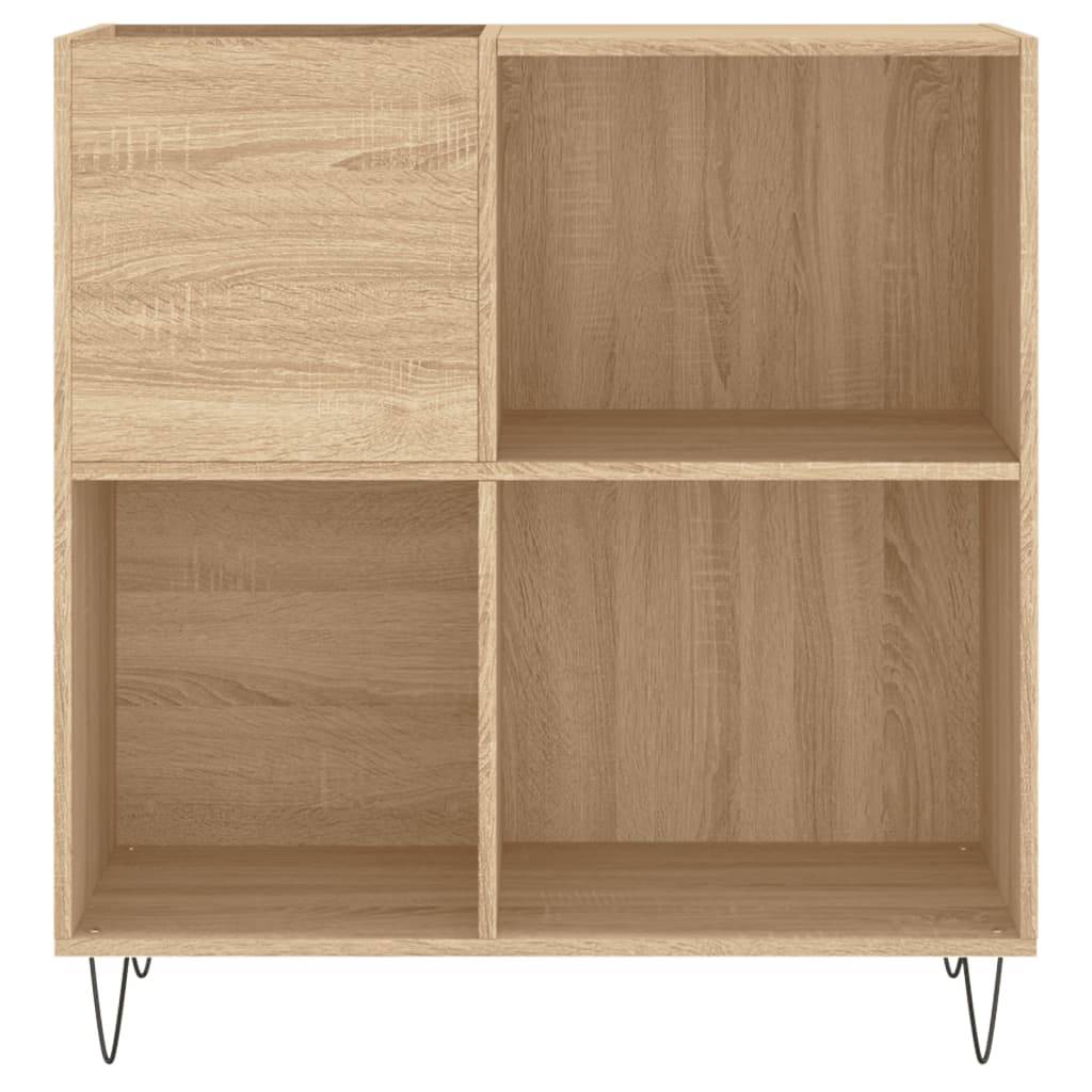 vidaXL Plattenschrank Sonoma-Eiche 84,5x38x89 cm Holzwerkstoff