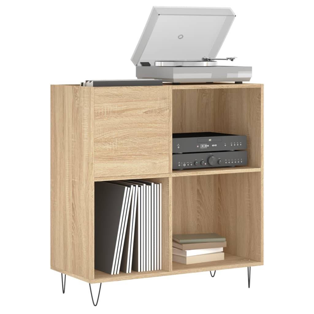 vidaXL Plattenschrank Sonoma-Eiche 84,5x38x89 cm Holzwerkstoff