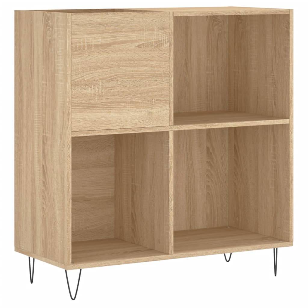 vidaXL Plattenschrank Sonoma-Eiche 84,5x38x89 cm Holzwerkstoff