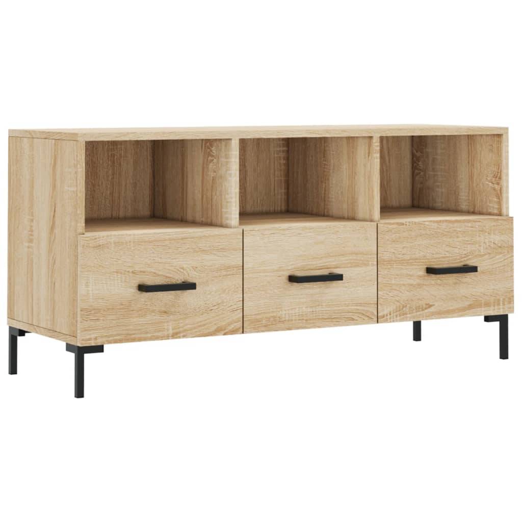 vidaXL TV-Schrank Sonoma-Eiche 102x36x50 cm Holzwerkstoff