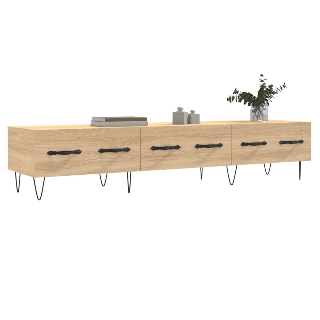 vidaXL TV-Schrank Sonoma-Eiche 150x36x30 cm Holzwerkstoff
