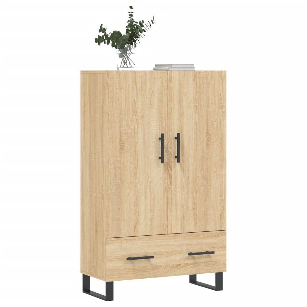 vidaXL Highboard Sonoma-Eiche 69,5x31x115 cm Holzwerkstoff