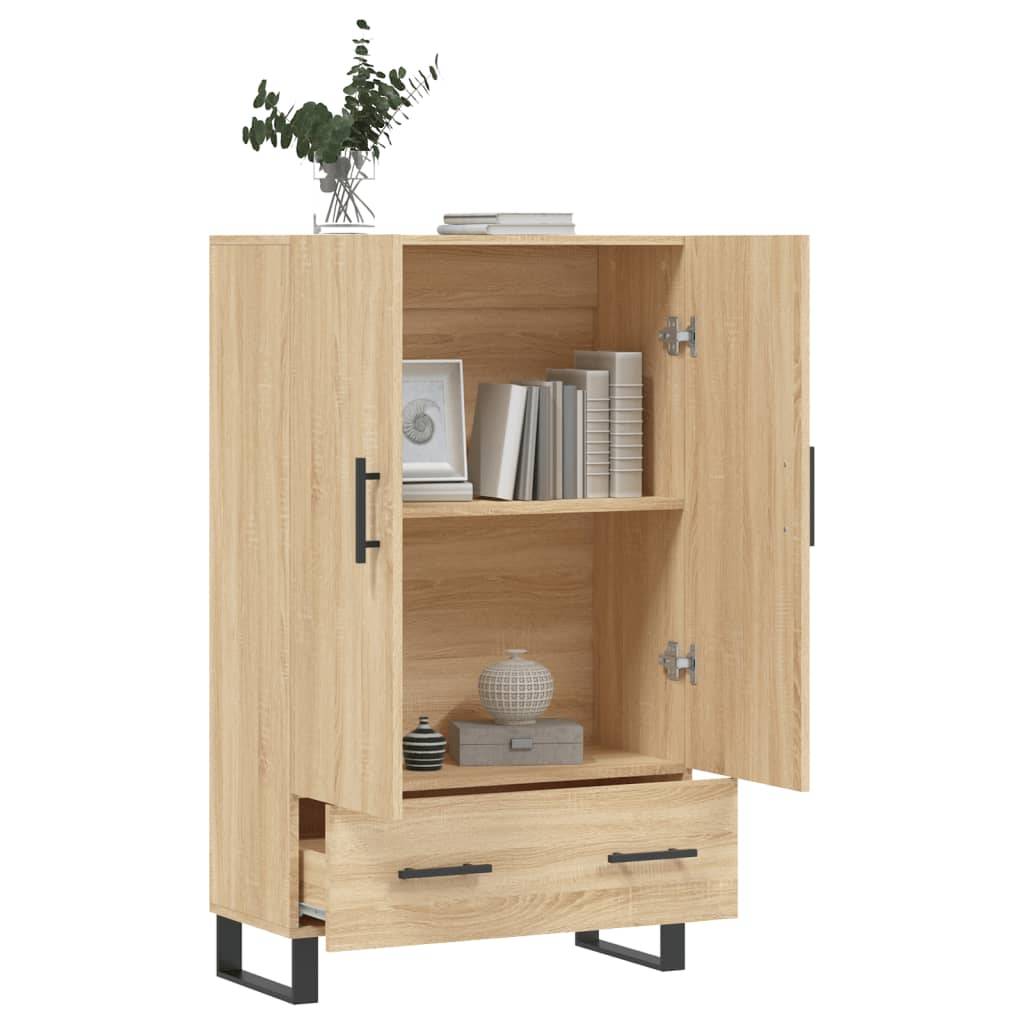 vidaXL Highboard Sonoma-Eiche 69,5x31x115 cm Holzwerkstoff
