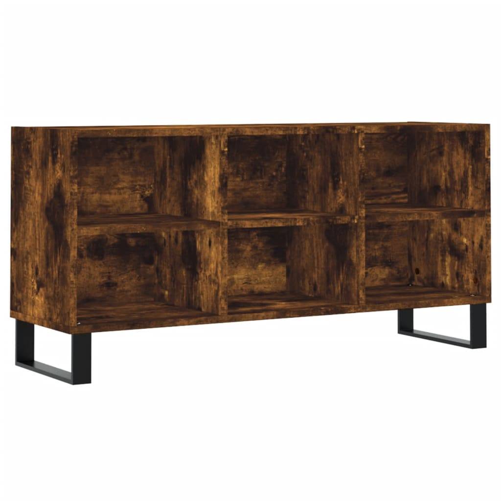 vidaXL TV-Schrank Räuchereiche 103,5x30x50 cm Holzwerkstoff