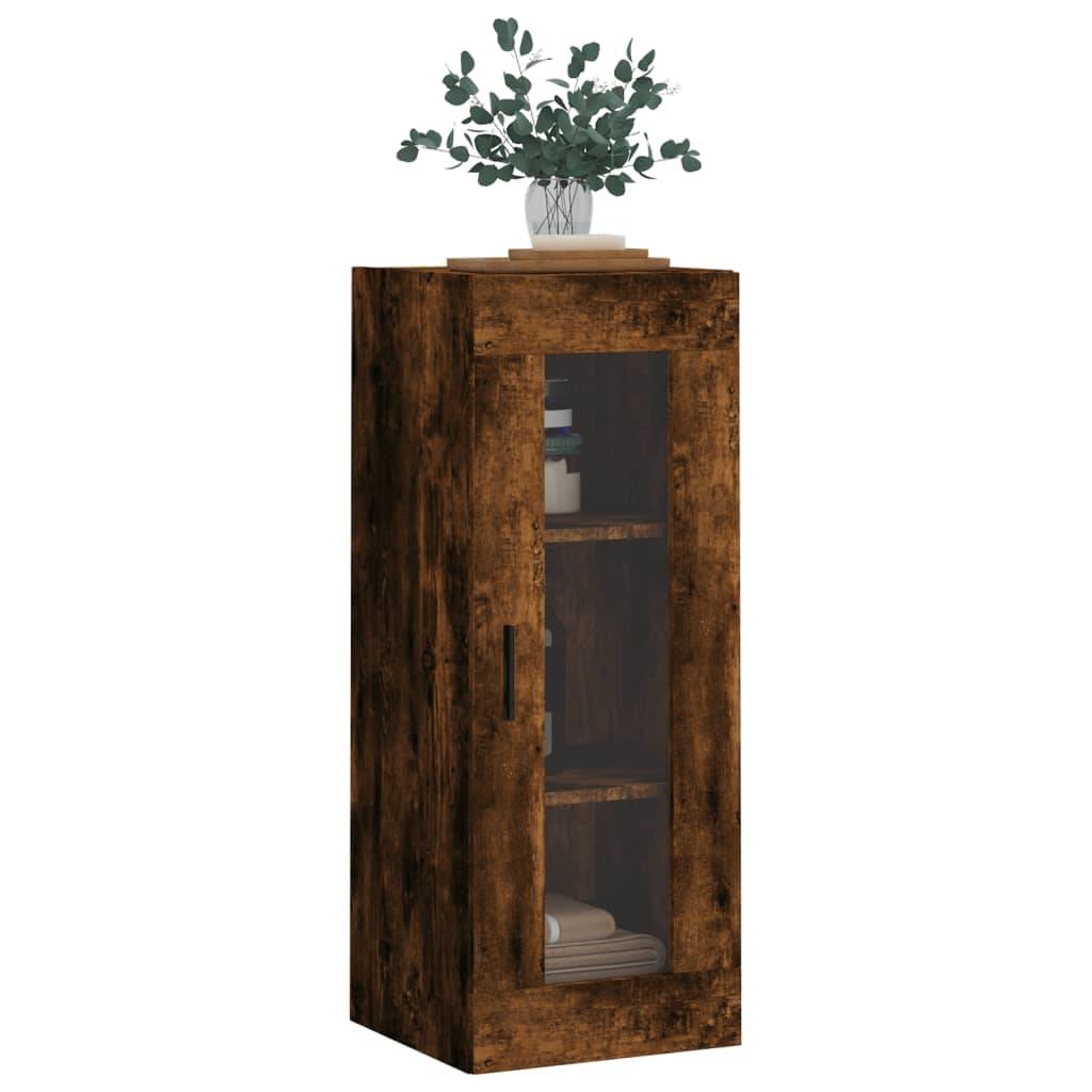 vidaXL Wandschrank Räuchereiche 34,5x34x90 cm