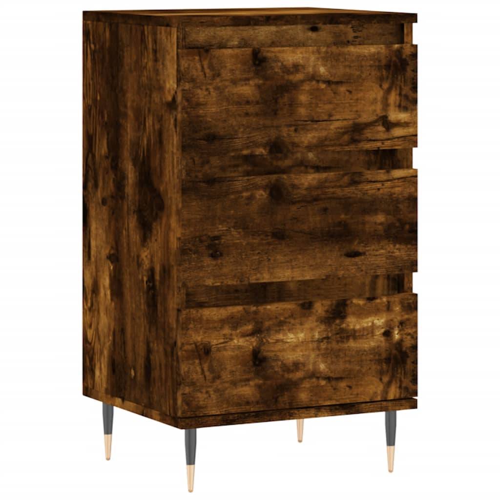 vidaXL Sideboard Räuchereiche 40x35x70 cm Holzwerkstoff