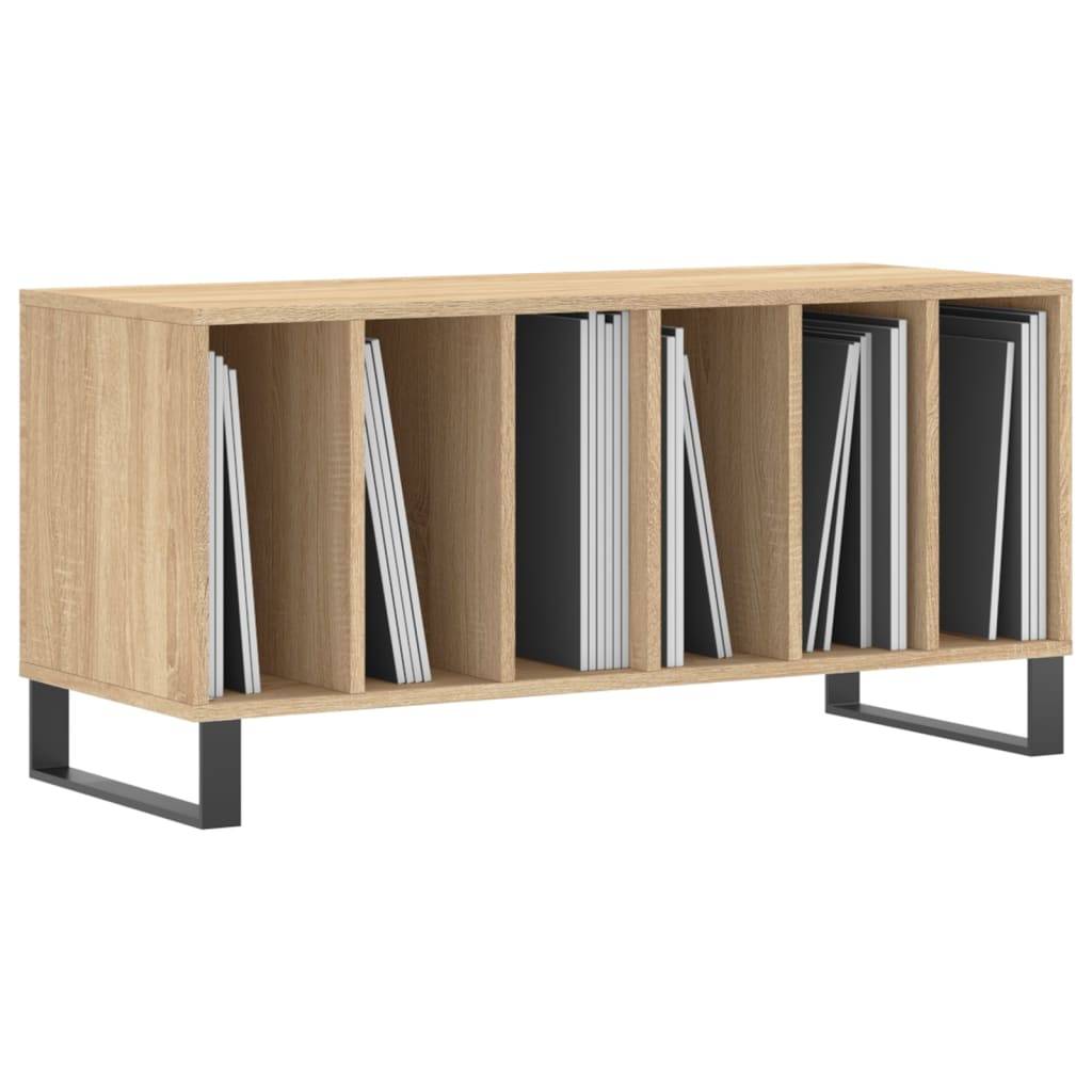 vidaXL Plattenschrank Sonoma-Eiche 100x38x48 cm Holzwerkstoff