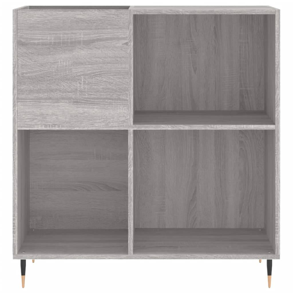 vidaXL Plattenschrank Grau Sonoma 84,5x38x89 cm Holzwerkstoff