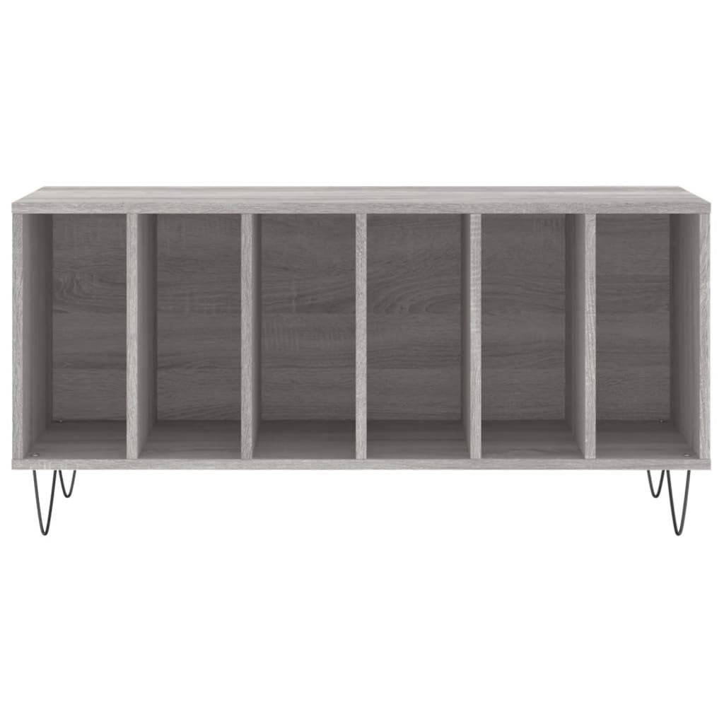 vidaXL Plattenschrank Grau Sonoma 100x38x48 cm Holzwerkstoff