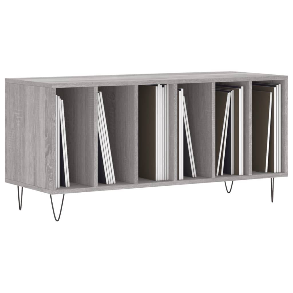vidaXL Plattenschrank Grau Sonoma 100x38x48 cm Holzwerkstoff