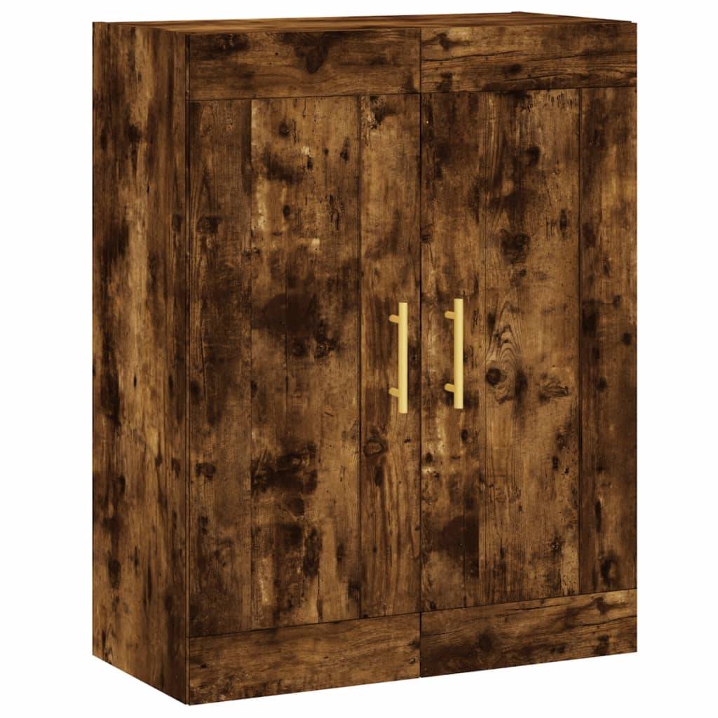 vidaXL Wandschrank Räuchereiche 69,5x34x90 cm Holzwerkstoff