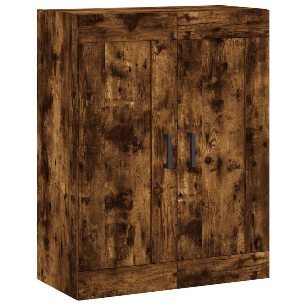 vidaXL Wandschrank Räuchereiche 69,5x34x90 cm Holzwerkstoff