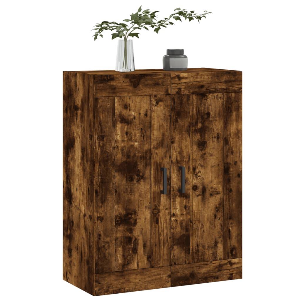 vidaXL Wandschrank Räuchereiche 69,5x34x90 cm Holzwerkstoff