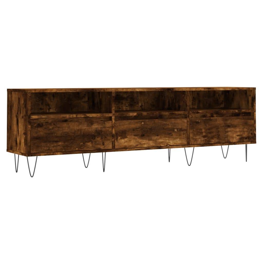 vidaXL TV-Schrank Räuchereiche 150x30x44,5 cm Holzwerkstoff