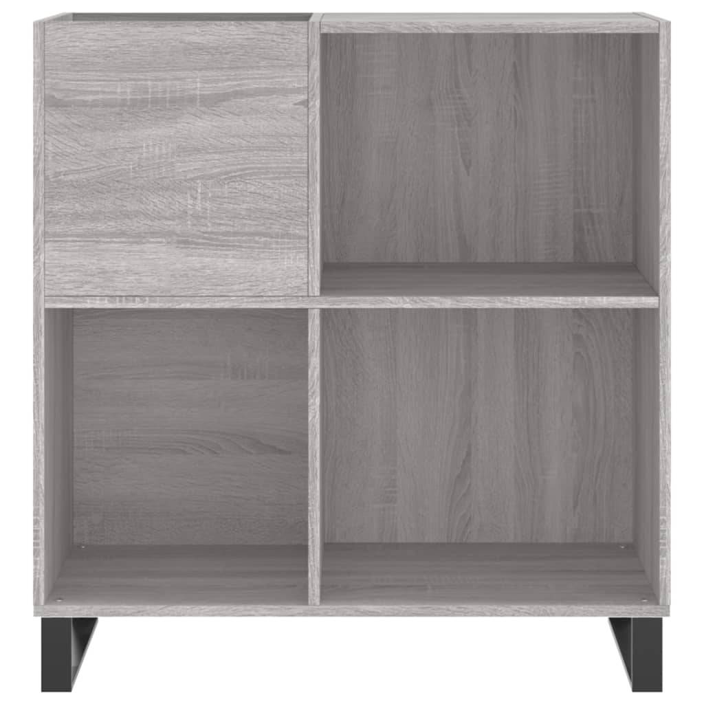 vidaXL Plattenschrank Grau Sonoma 84,5x38x89 cm Holzwerkstoff