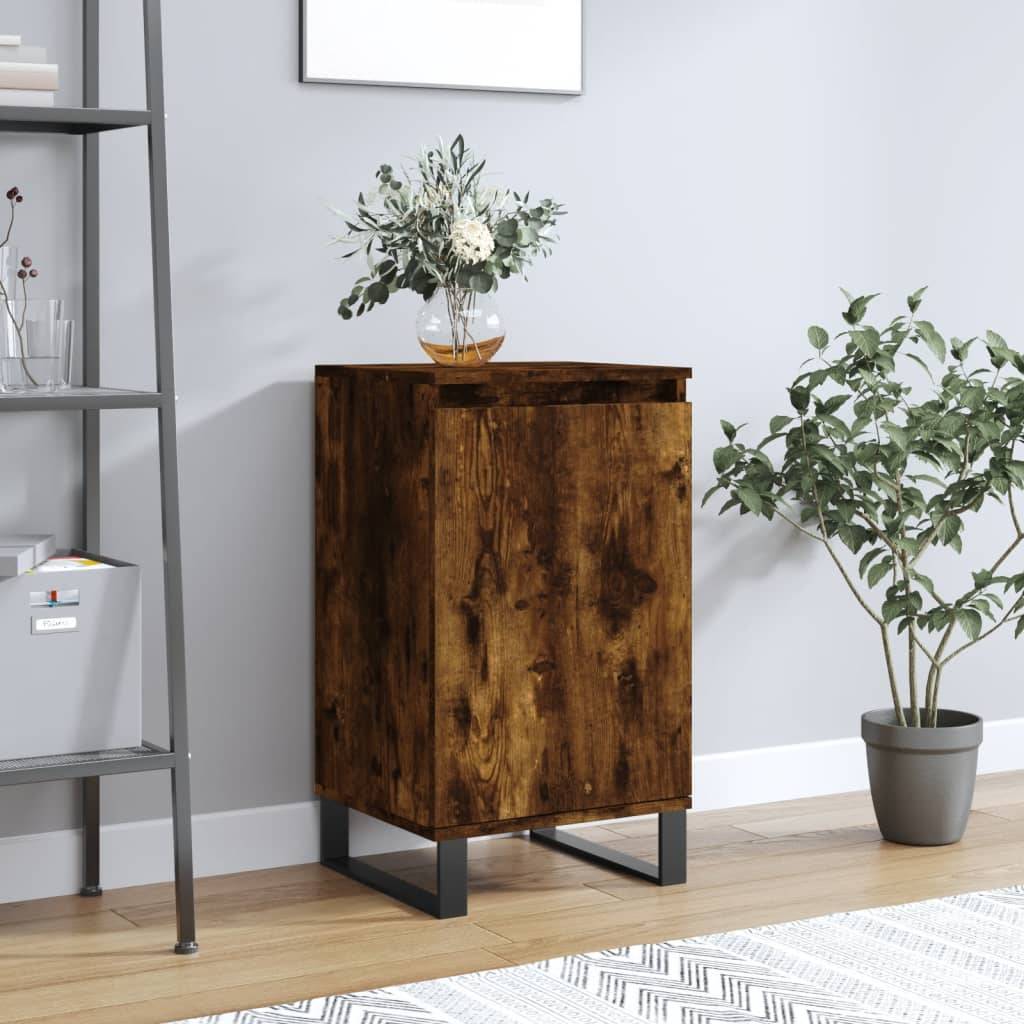 vidaXL Sideboard Räuchereiche 40x35x70 cm Holzwerkstoff