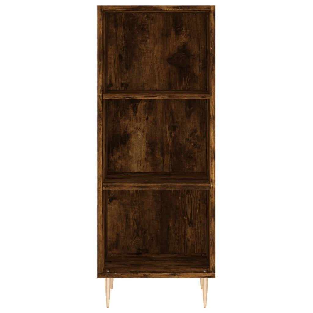 vidaXL Sideboard Räuchereiche 34,5x32,5x90 cm Holzwerkstoff