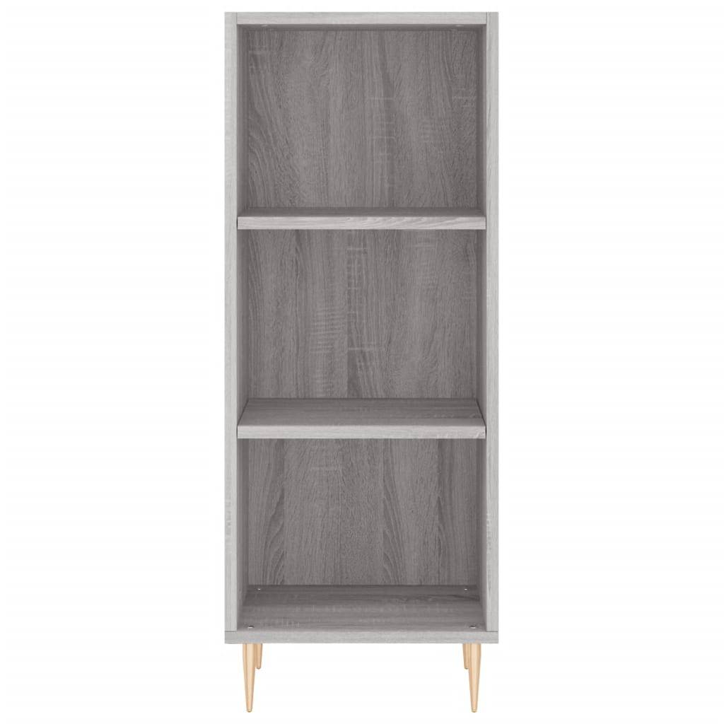 vidaXL Sideboard Grau Sonoma 34,5x32,5x90 cm Holzwerkstoff