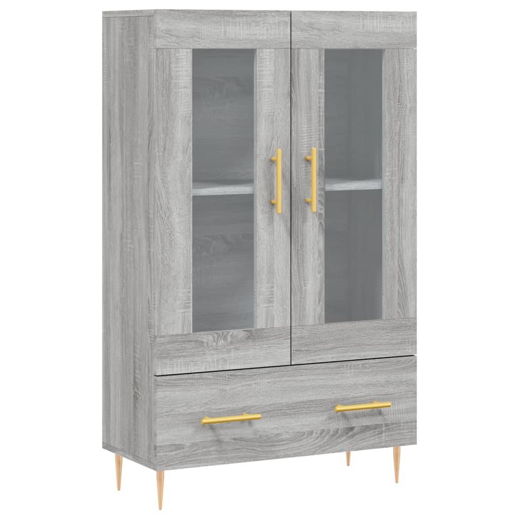 vidaXL Highboard Grau Sonoma 69,5x31x115 cm Holzwerkstoff