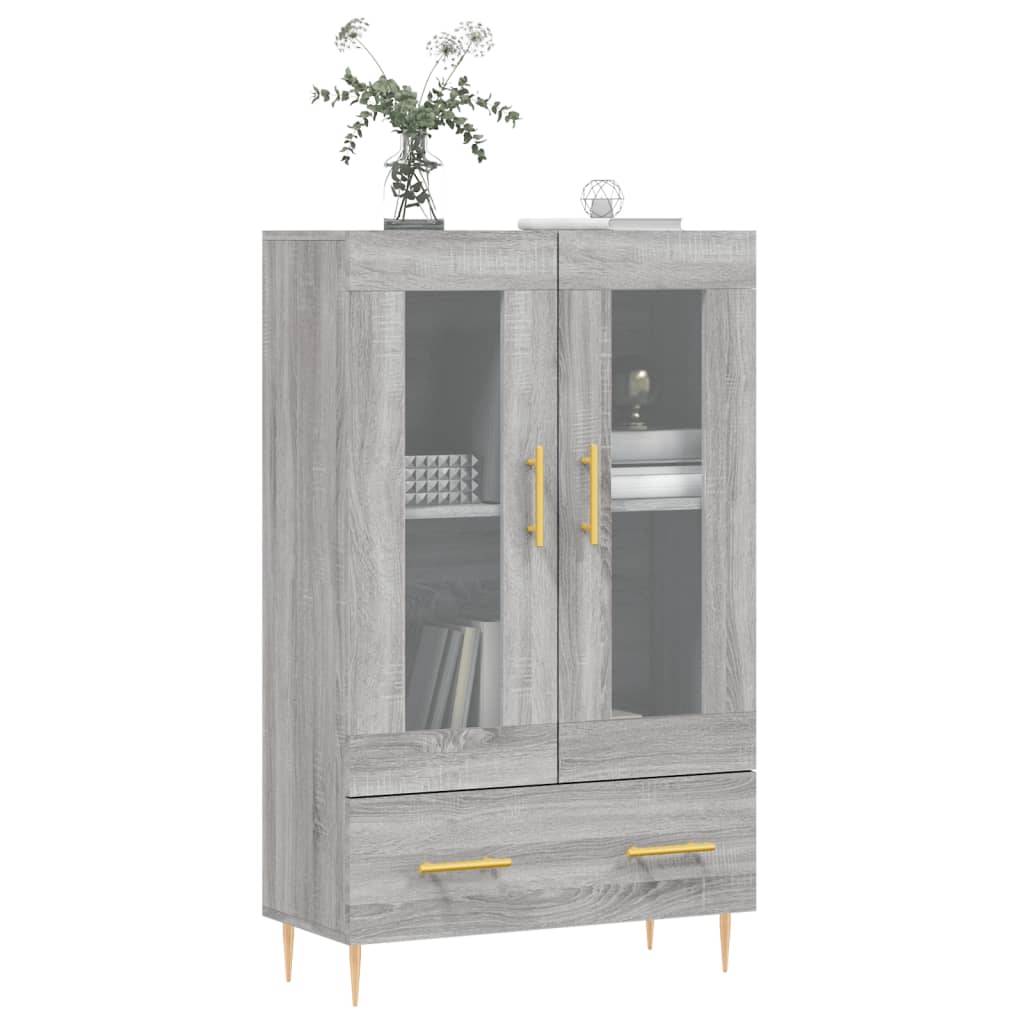 vidaXL Highboard Grau Sonoma 69,5x31x115 cm Holzwerkstoff