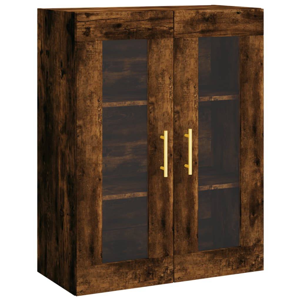 vidaXL Wandschrank Räuchereiche 69,5x34x90 cm