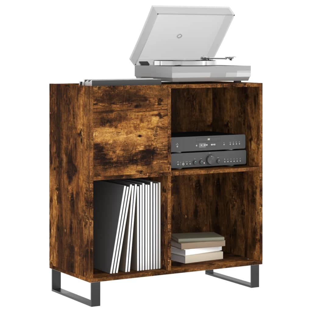 vidaXL Plattenschrank Räuchereiche 84,5x38x89 cm Holzwerkstoff