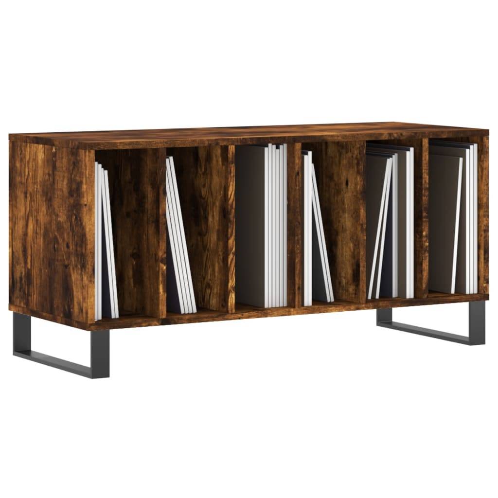 vidaXL Plattenschrank Räuchereiche 100x38x48 cm Holzwerkstoff